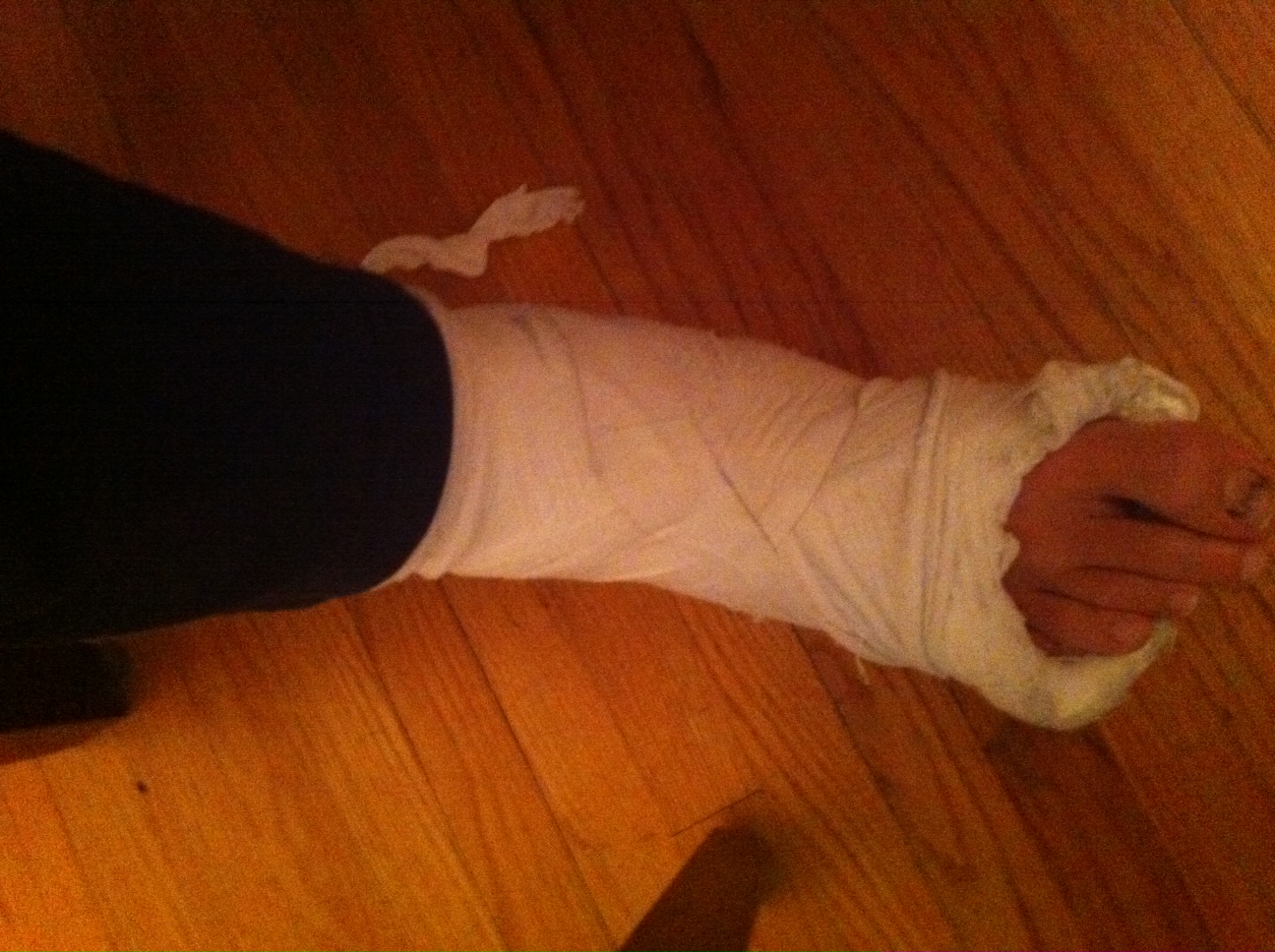 A broken ankle is a good metaphor for how a small statement can deeply wound because it touches on a sensitive emotional spot that has been previously badly hurt.